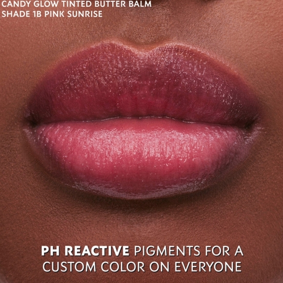 YSL Candy Glow Sheer Shine Color & Care Lip Balm: Pink Sunrise (1B), .04oz, NIB - Picture 5 of 8